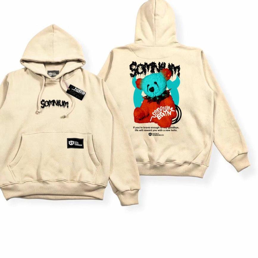 ❄ Eighty Nine - Sweater Hoodie Pria Original EGTN Distro Jumper Black & Cream Hoodie Hitam Jaket Pri