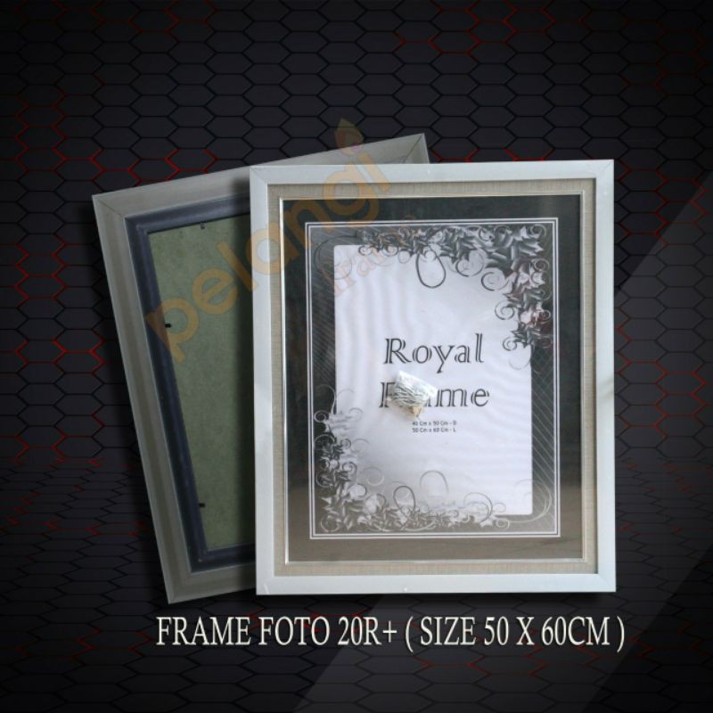 Frame / Bingkai foto 20R / 24R linen minimalis
