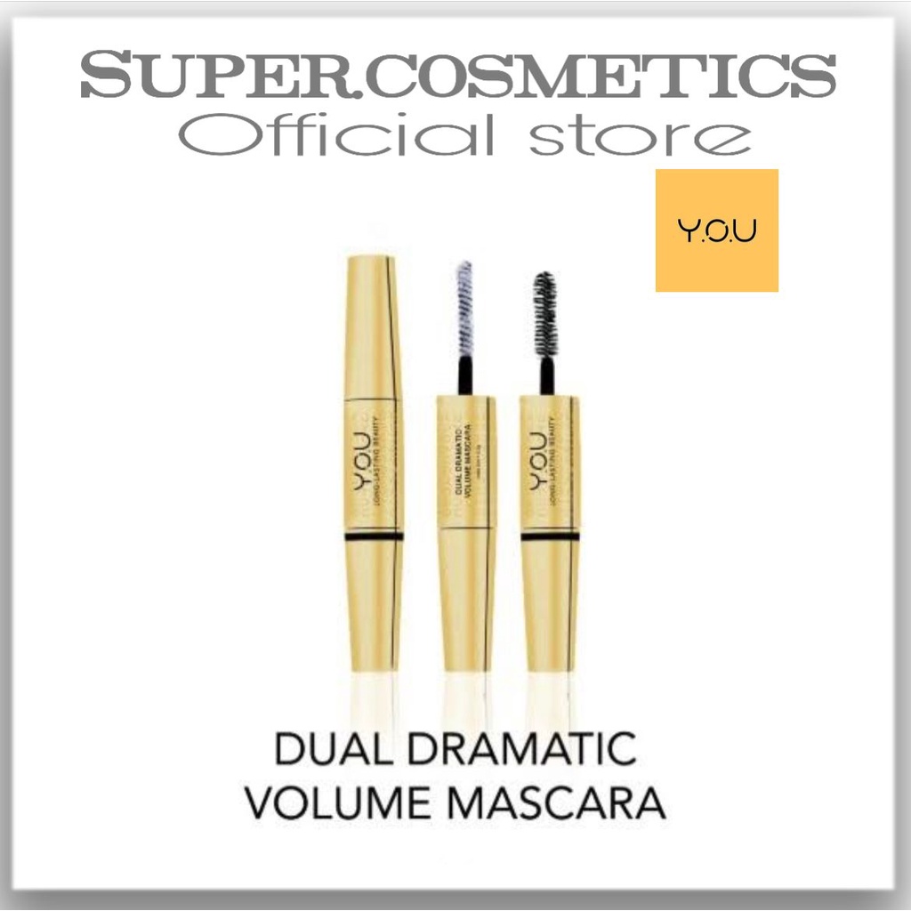 YOU The Gold One Dual Dramatic Volume Mascara [Long Lasting/ Intense Eyelash Extension