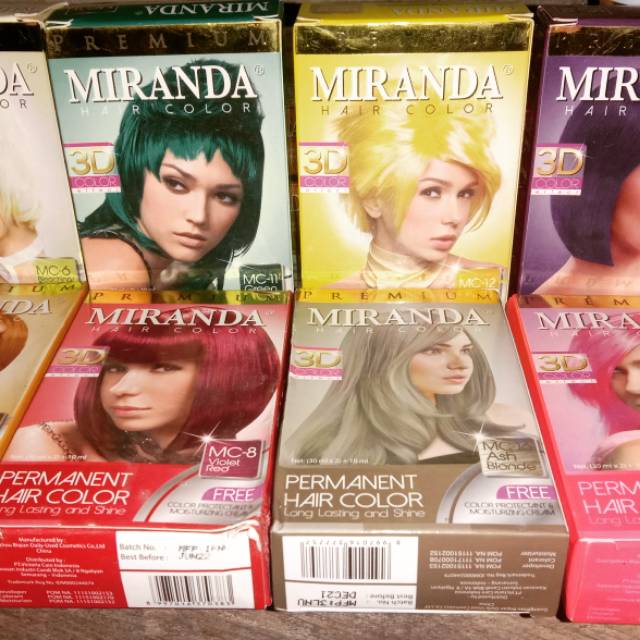 Cat rambut/pewarna rambut /miranda cat rambut murah