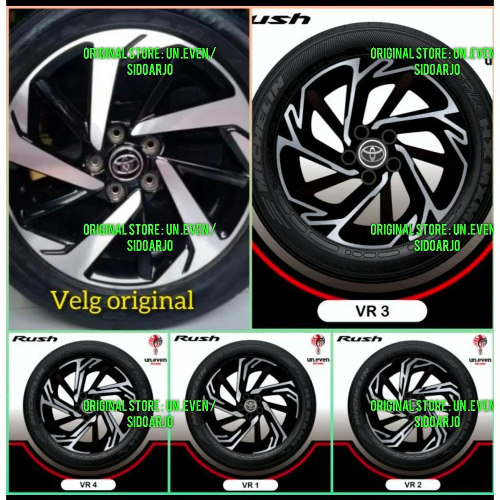 STICKER VELG TOYOTA RUSH TRD