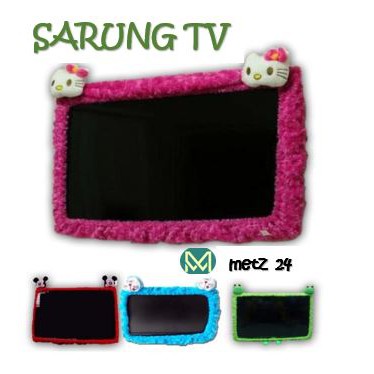 Sarung TV / bando tv 19-32 inch cover tv untuk LED / LCD / MONITOR / Tv tabung kotak