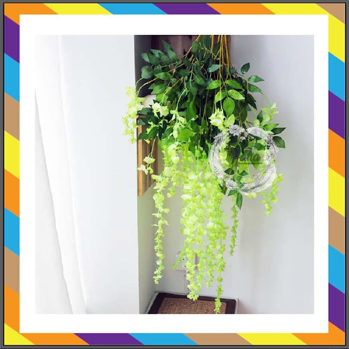 Bunga wisteria plastik bunga wisteria gantung dekorasi wedding