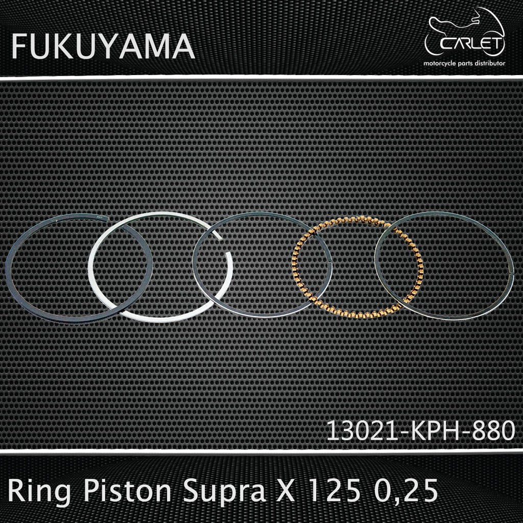Fukuyama Ring Seher / Ring Piston Karisma / Supra X 125 / FI-0.25