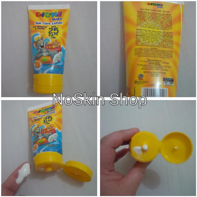Termurah Dione Kids Sun Care Lotion / Sunblock Anak Diskon