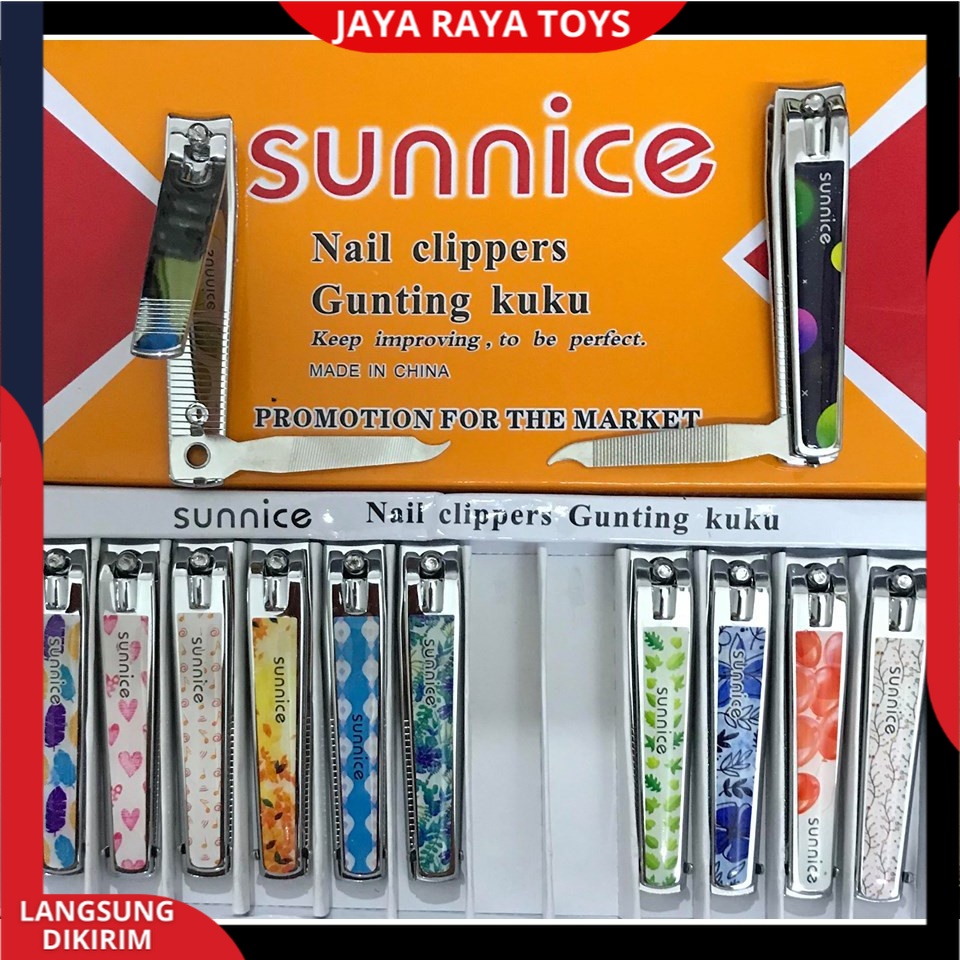 Gunting Kuku Ukuran Besar Tajam 8cm Berkualitas Motif Batik Nail Clipper Best Quality Bisa Cod