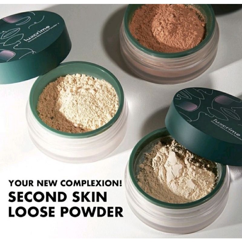 LUXCRIME SECOND SKIN LOOSE POWDER / BEDAK TABUR LUXCRIME