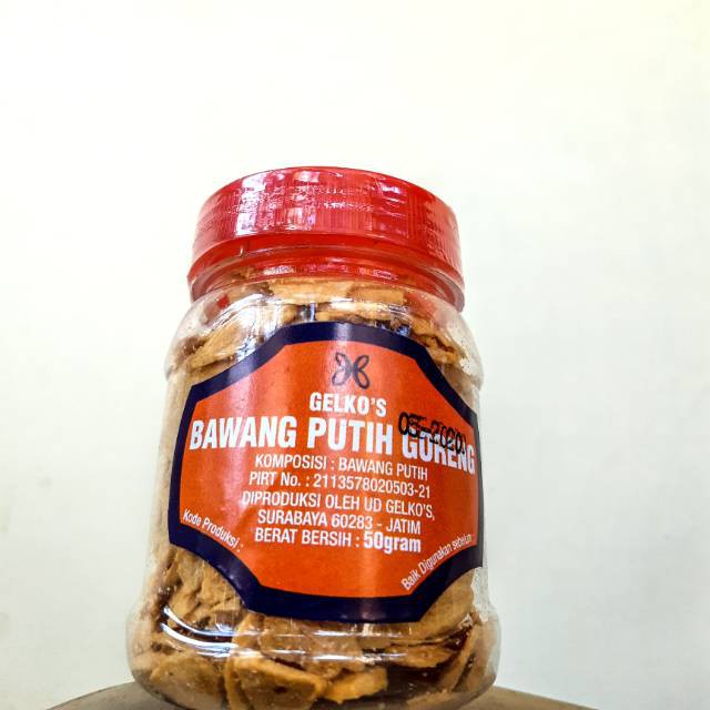 

GELKO'S BAWANG PUTIH GORENG 60G