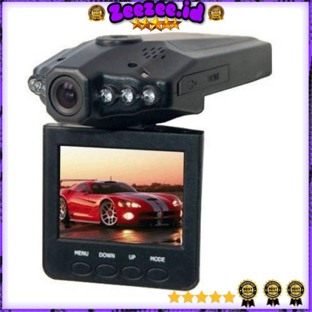 Podofo HD Car DVR Camera with TFT Screen - PD-198 - Black