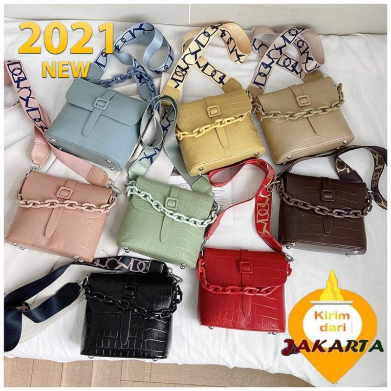 (2PC BISA IKG)GTBI99884725 New arrival  !!! Tas Selempang  tas wanita Import Premium Terbaru