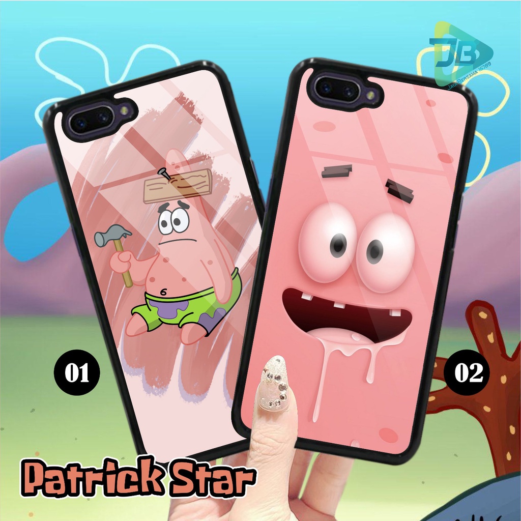 HARDCASE 2D GLOSSY PATRICK STAR OPPO VIVO XIAOMI SAMSUNG REALME IPHONE ALL TYPE JB4710