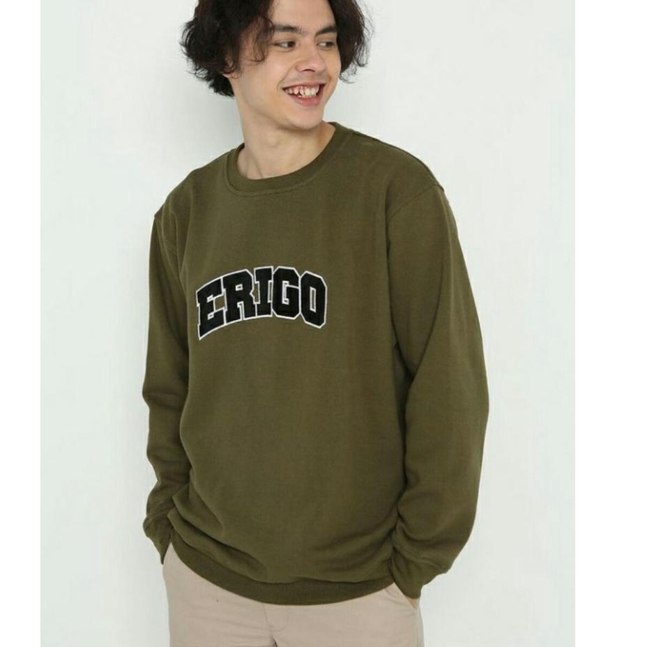 Terlaris.. Sweatshirt Crewneck Erigo // Jaket Sweater Erigo Termurah