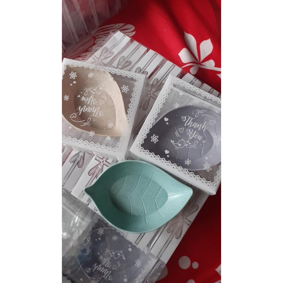 Souvenir Mangkok jerami Daun kemas  Mika/mangkok daun souvenir