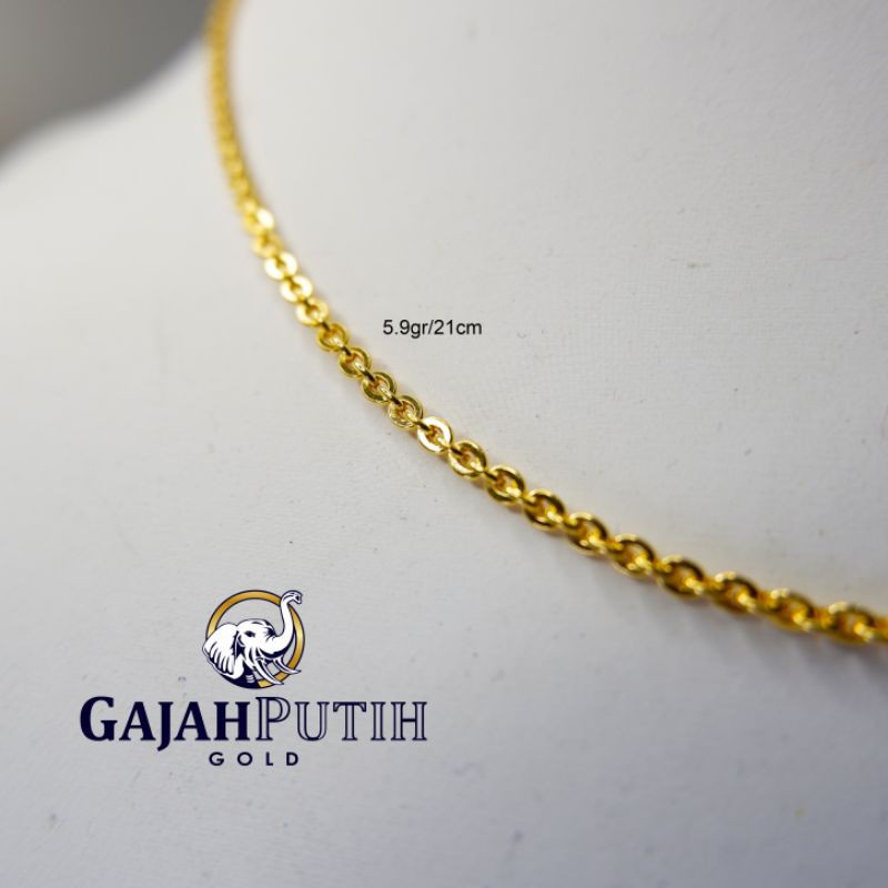 5,9gr Kalung Model Nori Emas Asli KodeO35921