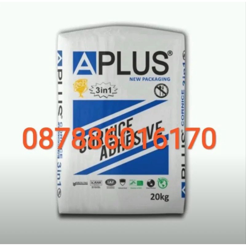 Jual Compound Aplus 20kg/ Kompon Gypsum Aplus 20kg Indonesia|Shopee ...