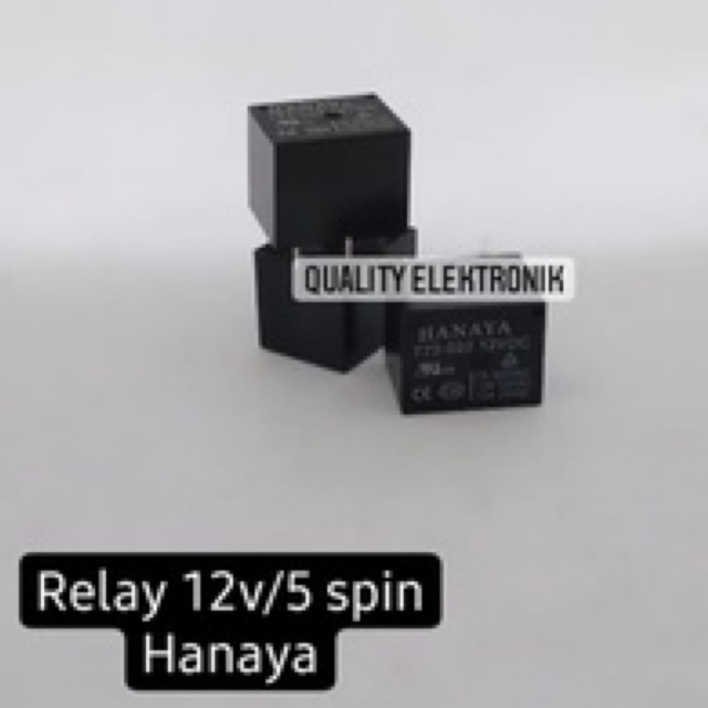 RELAY 12Volt 5 pin HANAYA