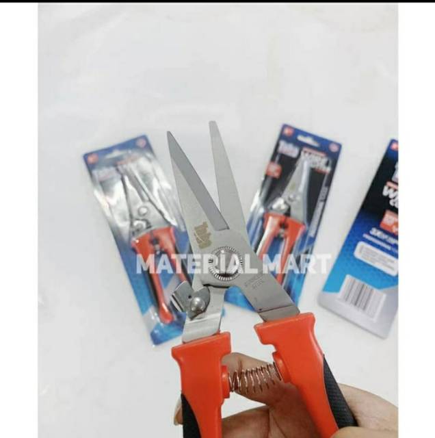 Gunting Seng Toho Lurus 8&quot; ORI | Gunting Kawat | juga Gunting Dahan Cutter | Material Mart