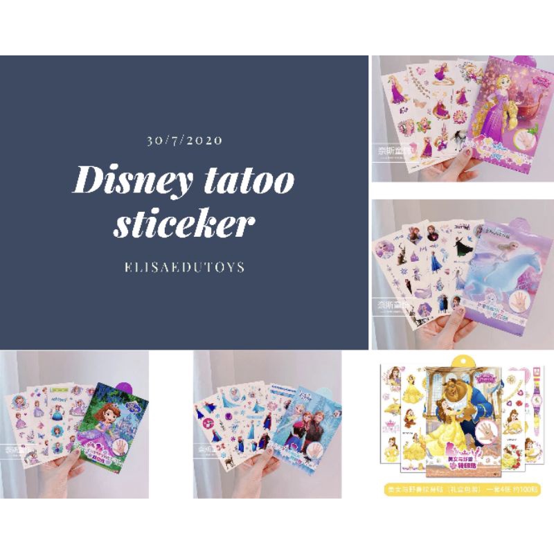 

disney tatoo sticker tatoo anak