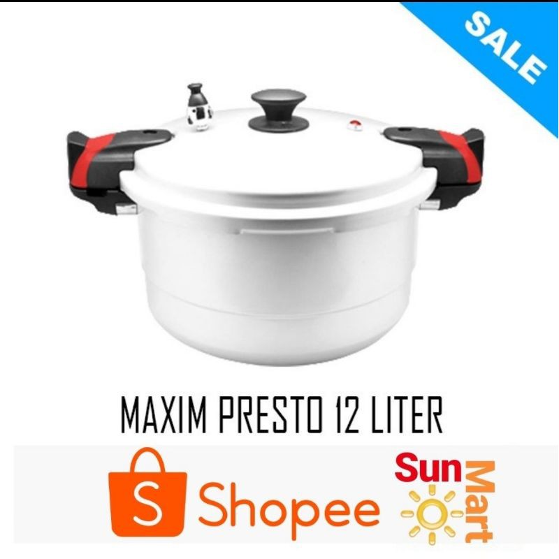 Presto / SERBAGUNA PANCI PELUNAK PRESSURE COOKER  Maxim 12 Liter 12 lt