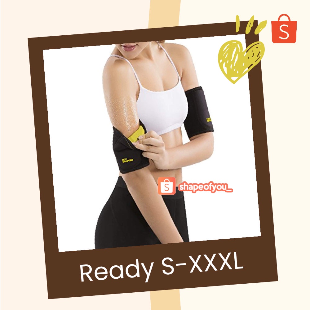 Pengecil Lengan Tangan Atas Korset Pembakar Lemak Ori Pelangsing Tangan Neotex Wanita Pria Pengecil Lengan Gelambir Hotshaper Hot Shaper Hotshapers Original Asli Murah Ready Stock Bisa COD Menjadikan Lengan Lebih Kencang Shapeofyou_