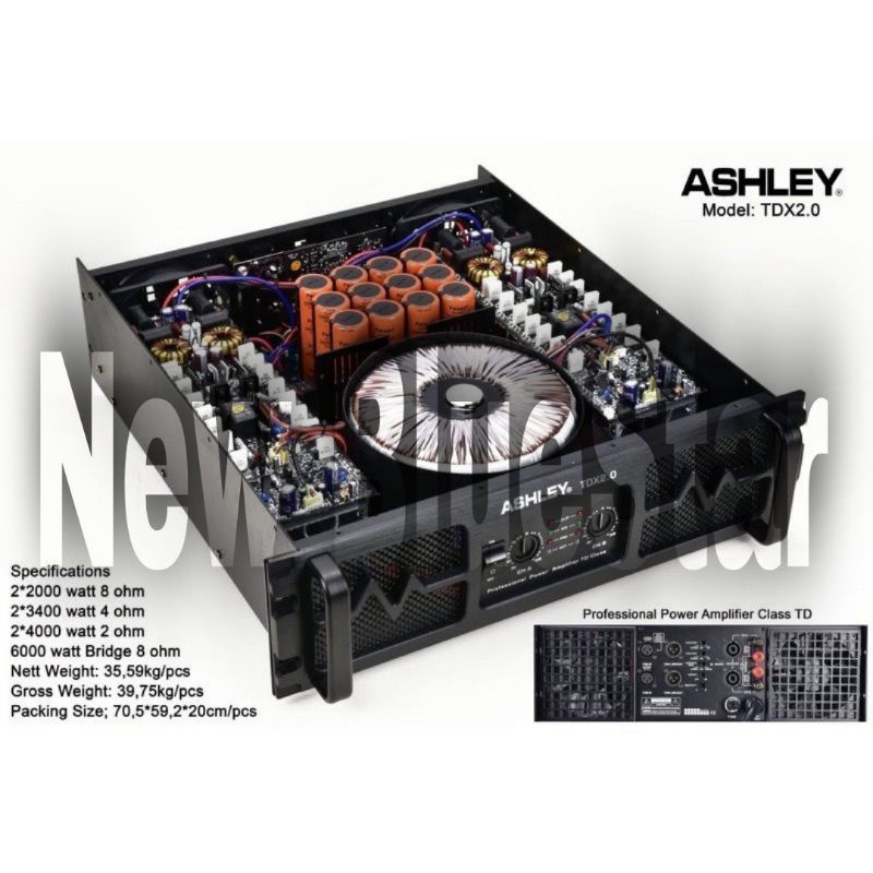Power Amplifier Ashley TDX 2.0 Original Ashley TD Class