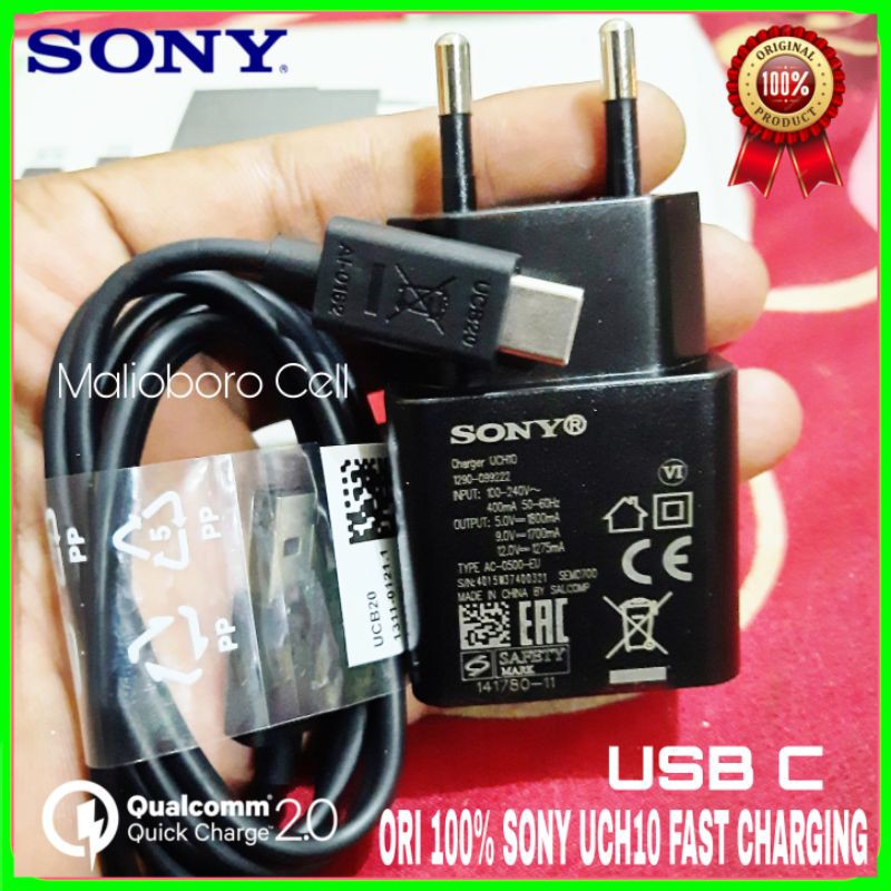 CHARGER SONY XPERIA XZ XZ1 XZ1 COMPACT XZ PREMIUM ORIGINAL 100% TYPE C