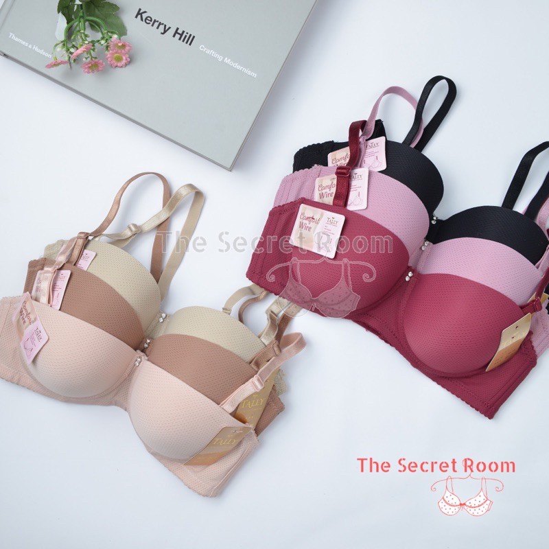 TALLY BRA BH 8818 I CUP B | BRA 1/2 CUP I BUSA TIPIS I ADA KAWAT | SIZE 34-38