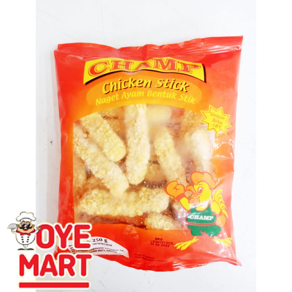 CHAMP CHICKEN STICK 250GR / NAGET AYAM