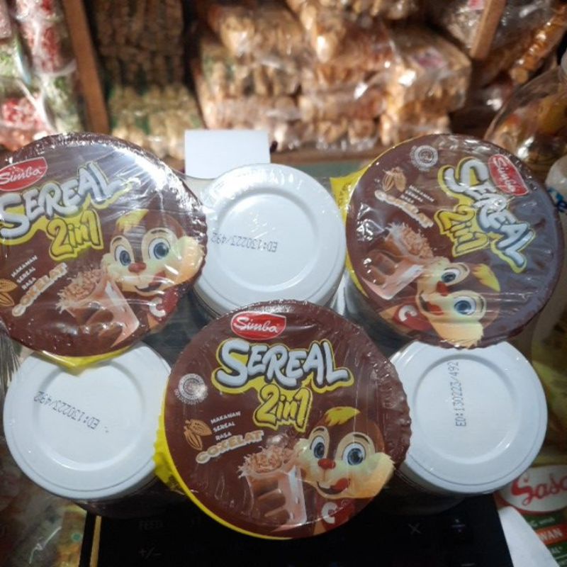 

SIMBA SEREAL 2in1 MAKANAN SEREAL COKLAT 1PK ISI 6PIS