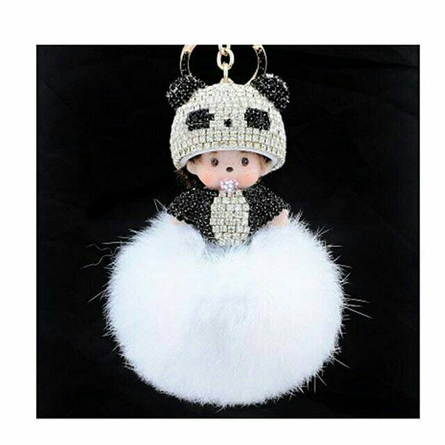 Gantungan Tas Monchichi Panda