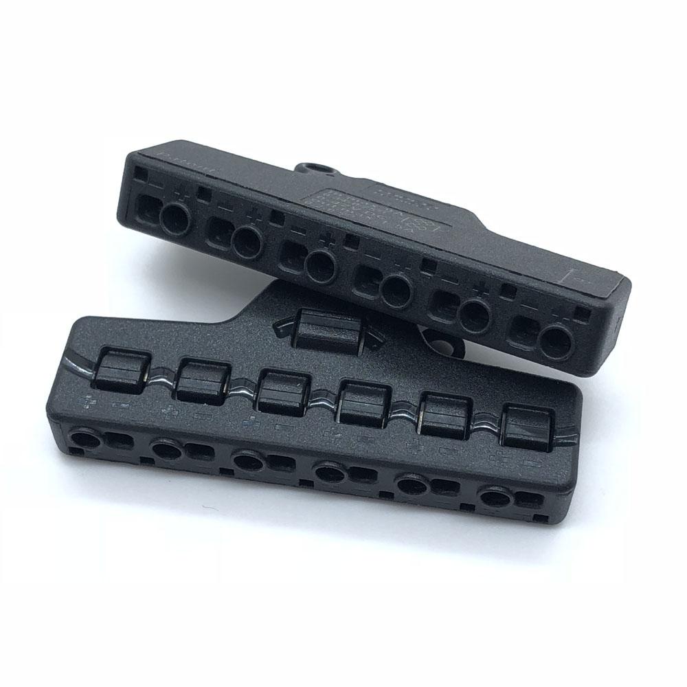 Lanfy Splitter Terminal Dorong 1in6 Out Post Quick-connect LED Terminal Splitter