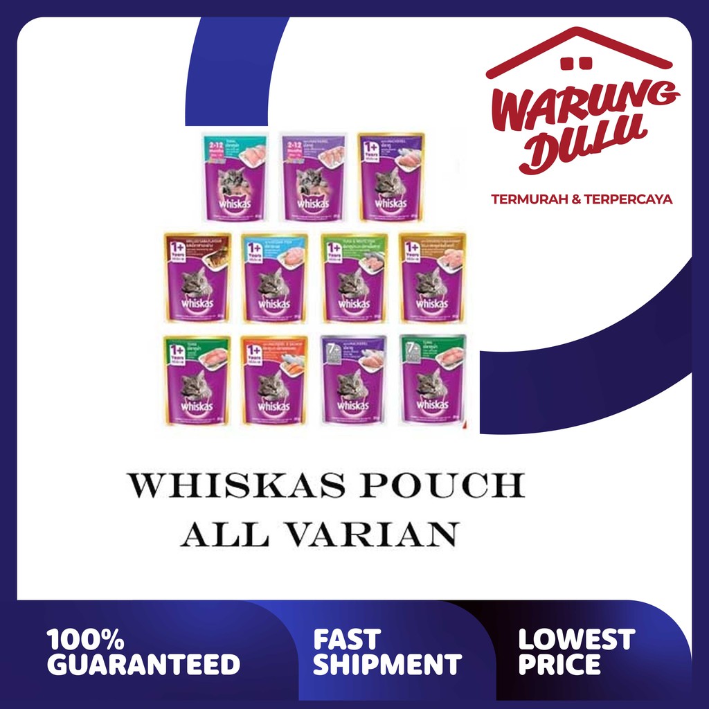 WHISKAS POUCH  ALL VARIAN