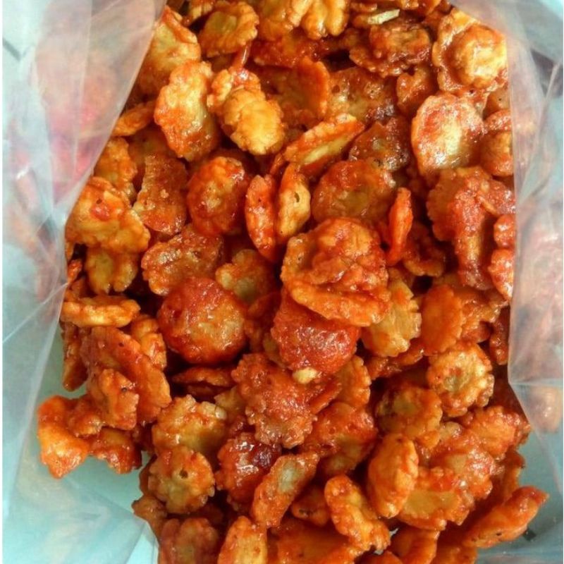 

Emping mlinjo emping klethuk pedas manis