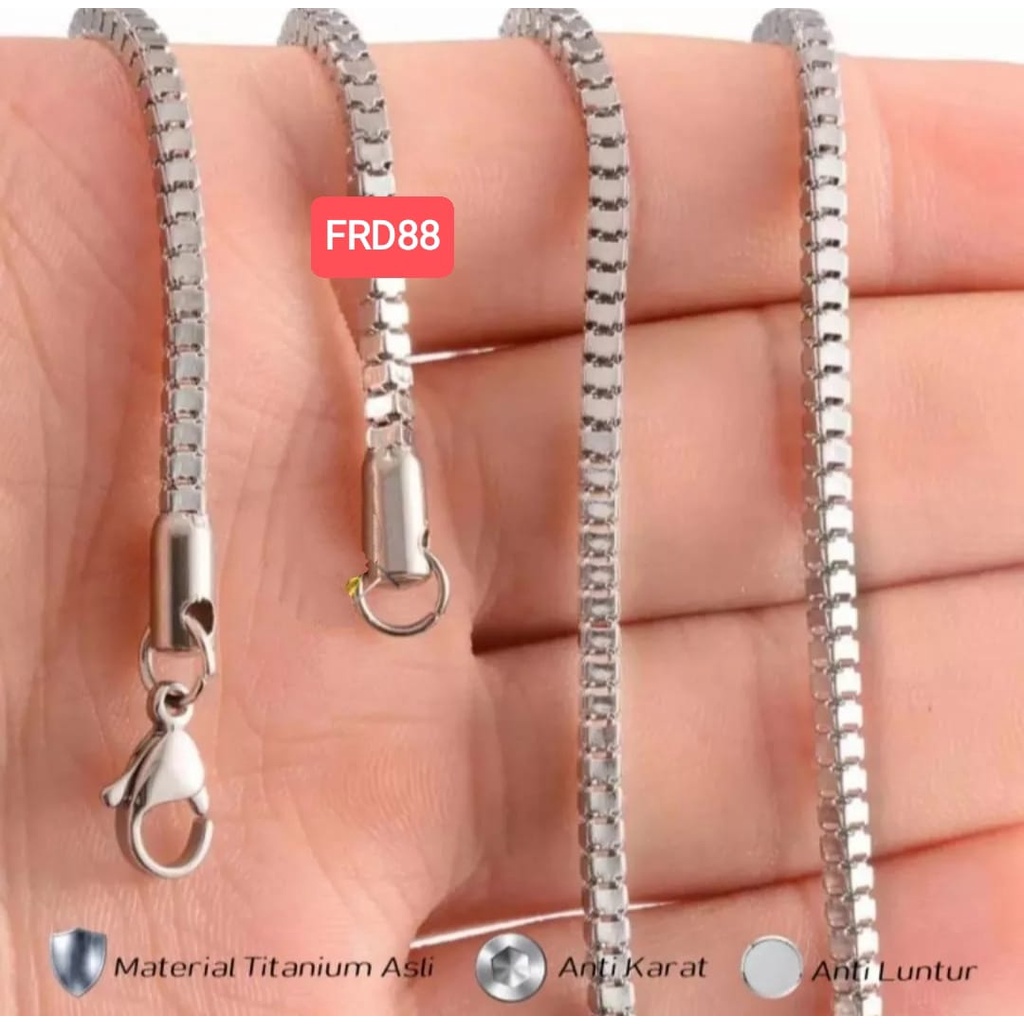 COD KALUNG TITANIUM EMAS/HITAM/SILVER PRIA DAN WANITA MODEL MILANO TERLARIS TERMURAH