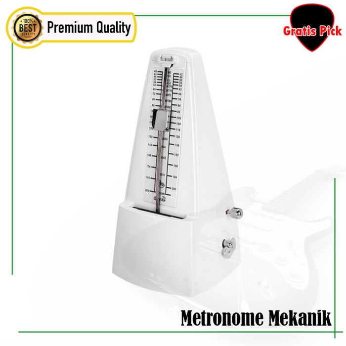 Metronome Mekanik / Mechanical Metronome Gitar Piano Tanpa Baterai