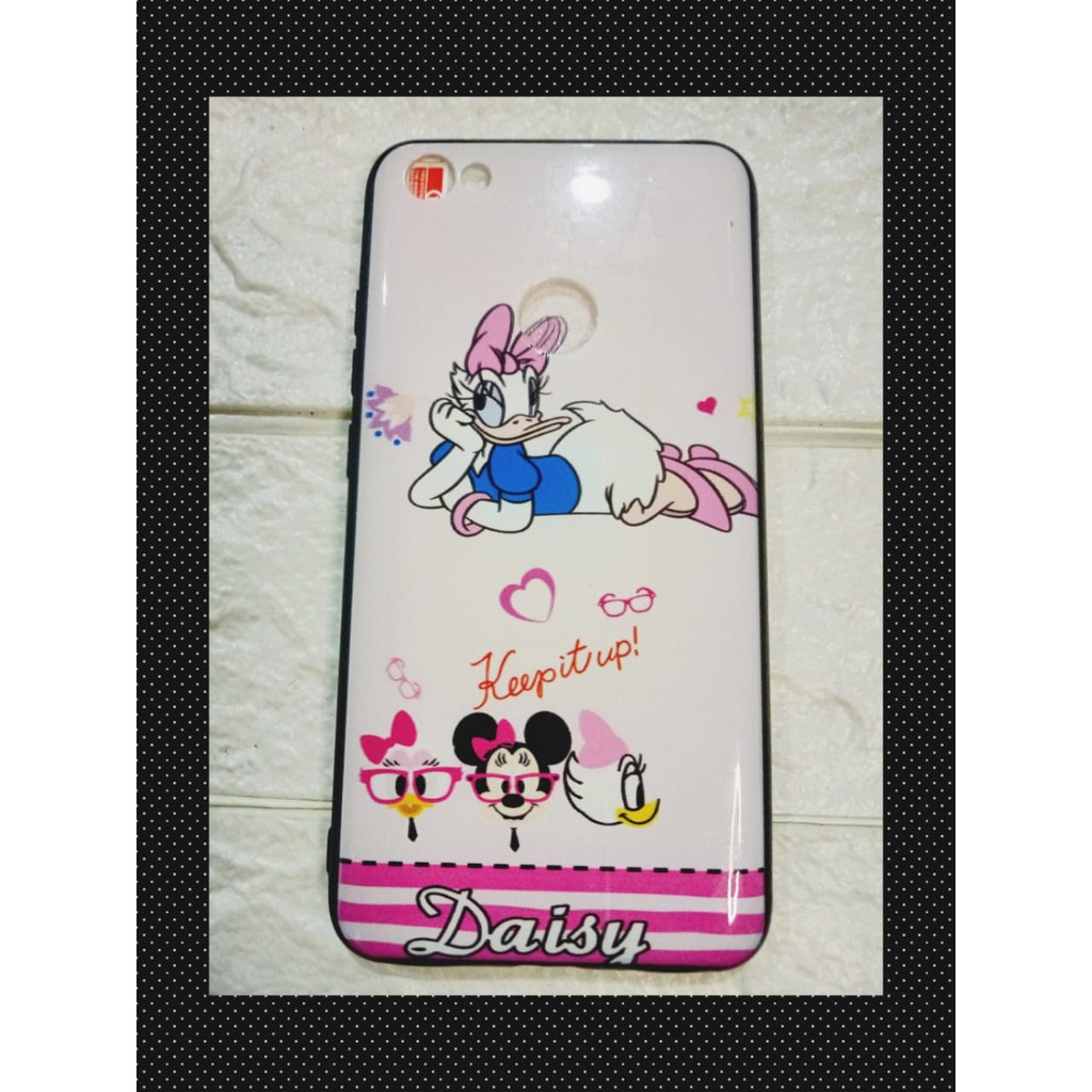 CASE OPPO F7 MOTIF KARTUN LUCU IMUT HELLO KITTY DAISY MICIMOS DONALD CAAT STICH