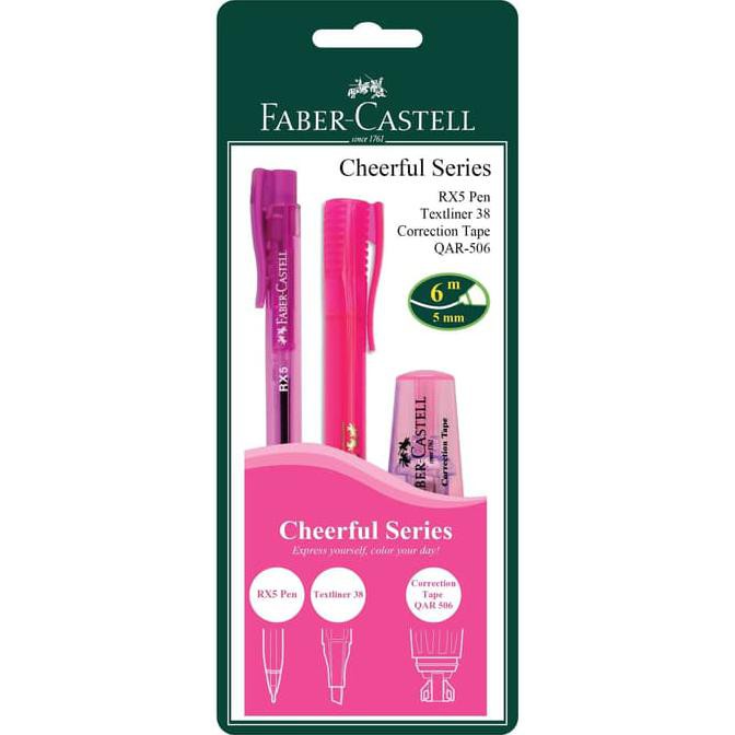 

HOT SALE Faber-Castell Cheerful Series - Pink Terjamin