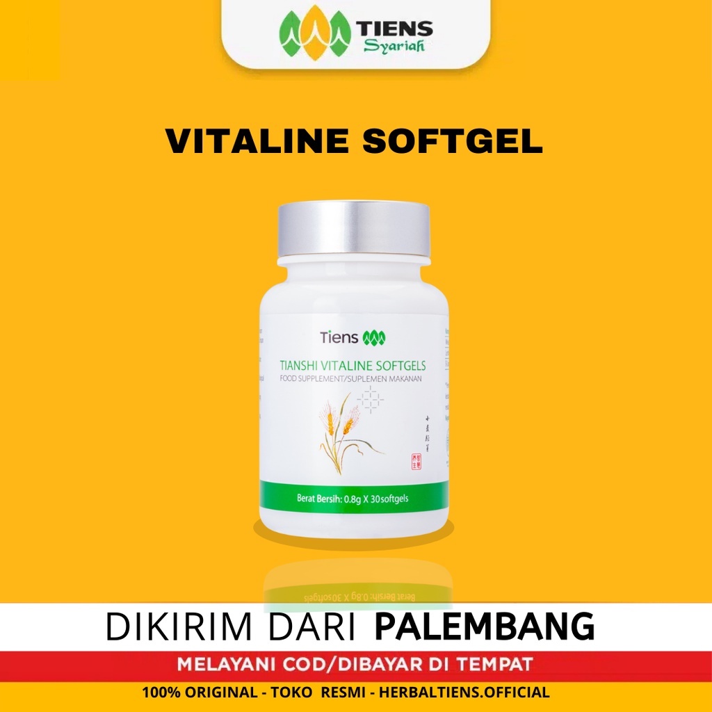 Vitaline Softgels / Tianshi Vitaline / Pemutih badan / Pencerah kulit / vitaline original tiens / pemutih tubuh / vitaline tiens / vitaline softgels original