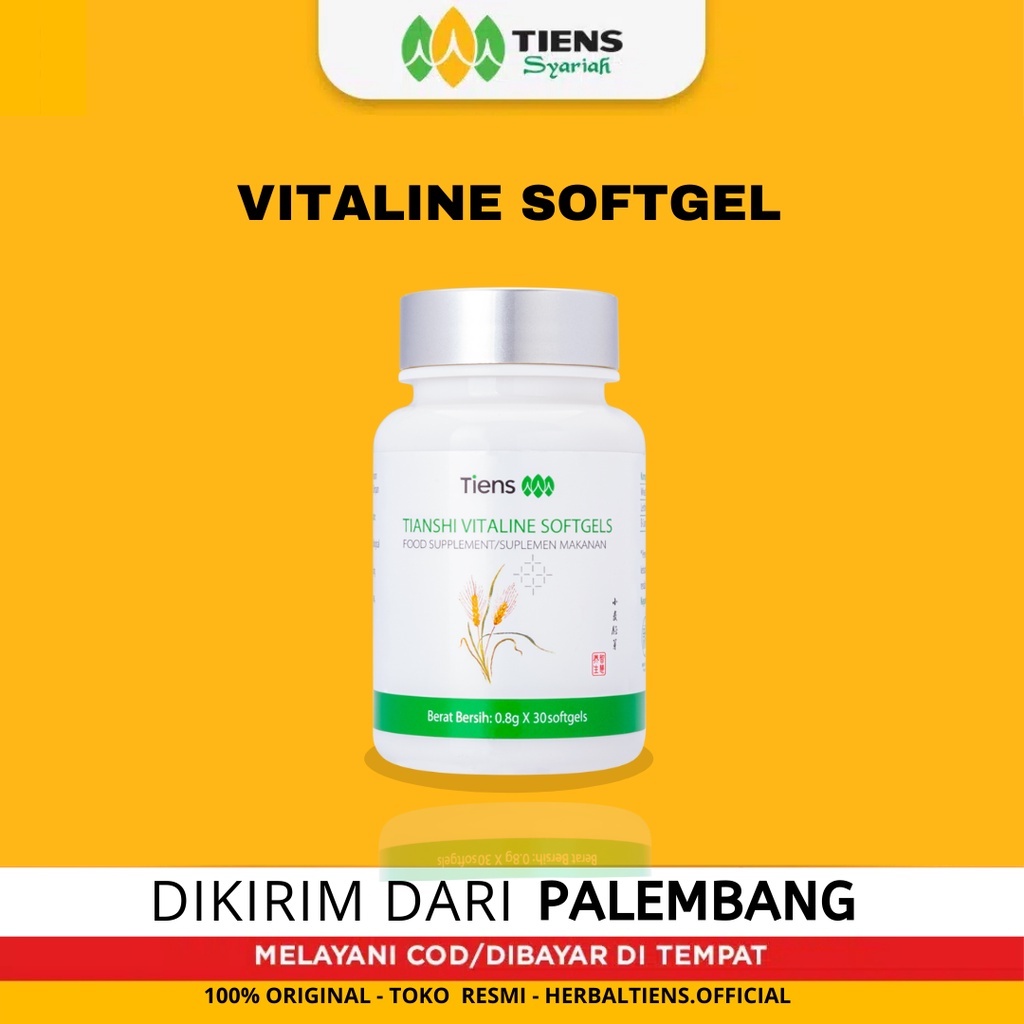Vitaline Softgels / Tianshi Vitaline / Pemutih badan / Pencerah kulit / vitaline original tiens / pe