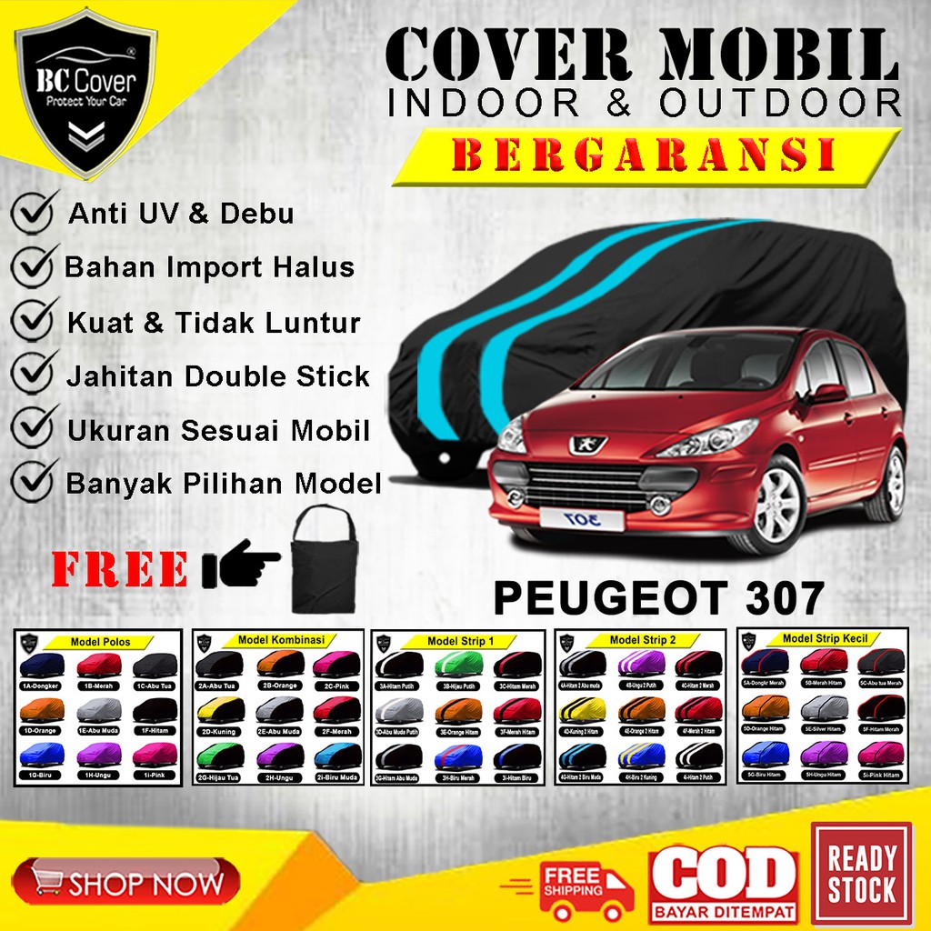 Body Cover Mobil Peugeot 307 Sarung Peugeot 307 / Selimut Mantel Tutup Pelindung Jas Mantol Kerudung Penutup Mobil Peugeot 307 Outdoor