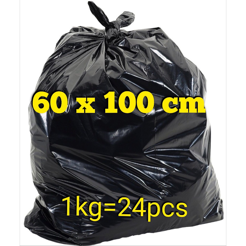 Kantong Sampah  60 * 100 Cm / Plastik Sampah / Kresek Sampah (pack)