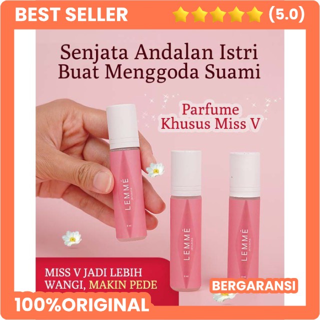 ( BONUS PARFUM) LEMME JAVARINE - Parfum Khusus Miss V Senjata Andalan Istri Buat Menggoda Suami -MISK PARFUME ROLL ON