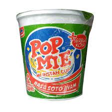 

POPMIE Jumbo Mie Instan Varian Rasa Soto Ayam Baso Ayam Kari 1 Pcs