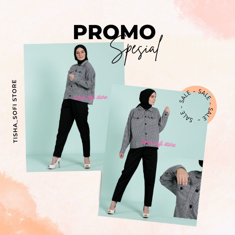 Crop Top Kemeja Wanita Motif Kotak-Kotak Kecil. Kardigan Murah Kardigan Terlaris Kemeja Murah Kemeja Gaul Kemeja Crop Top Muslimah Kemeja Keren Atasan Wanita Termurah Terbaru Dan Terlaris Kemeja Anak Muda Bahan Adem Nyaman Dipakai Katun Premium.