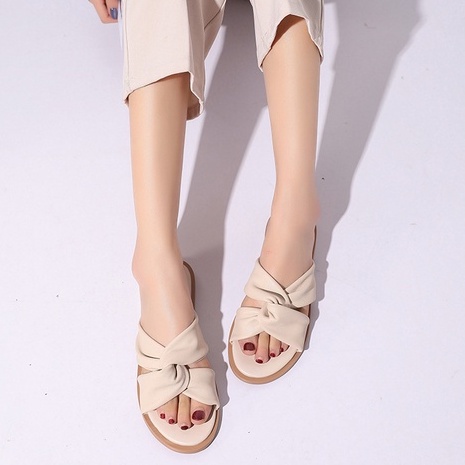 TBIG [COD] Sandal Slop Wanita LUWIS Import Korea Style Santai Wanita Remaja