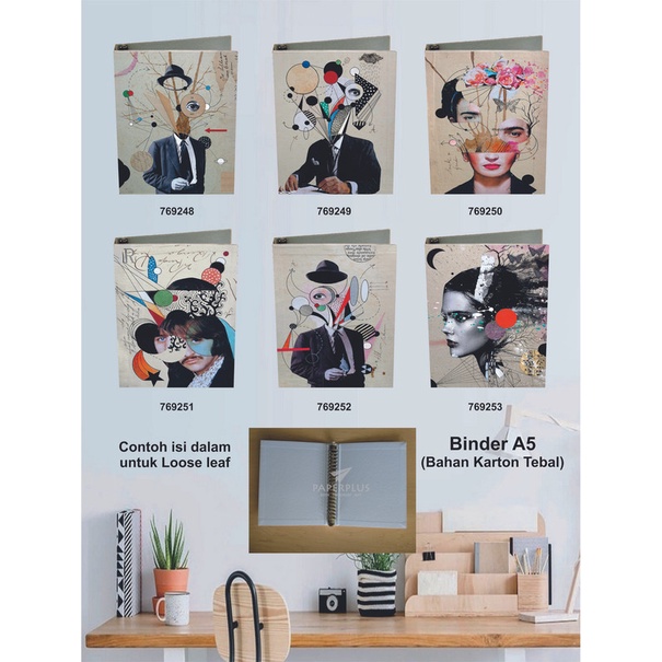 

Binder A5 / Binder Note A5 / Surealism / Set 2882