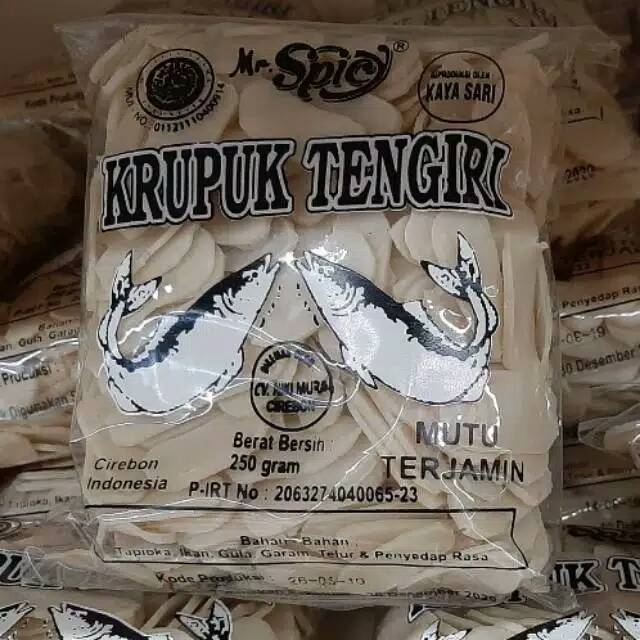 

Kerupuk Ikan Tenggiri Khas Cirebon Mr. Spicy Kemasan 250 Gram