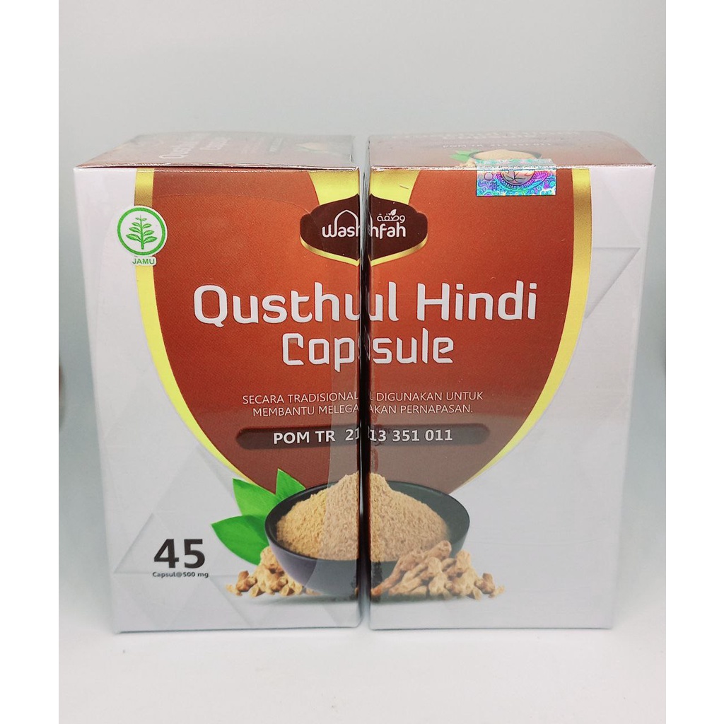 washfah - Qusthul Hindi Capsule Isi 45 Kapsul