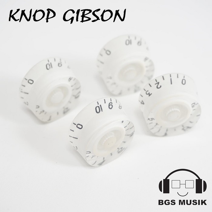 Knop Gibson Putih - Knop Gitar Gibson