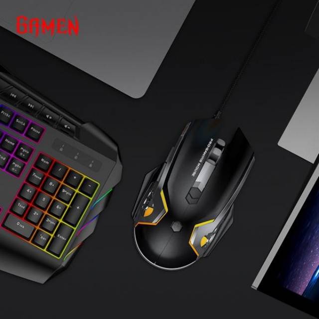 Gamen Gaming Mouse  GM1200 3200 DPL RGB Lighting Effect